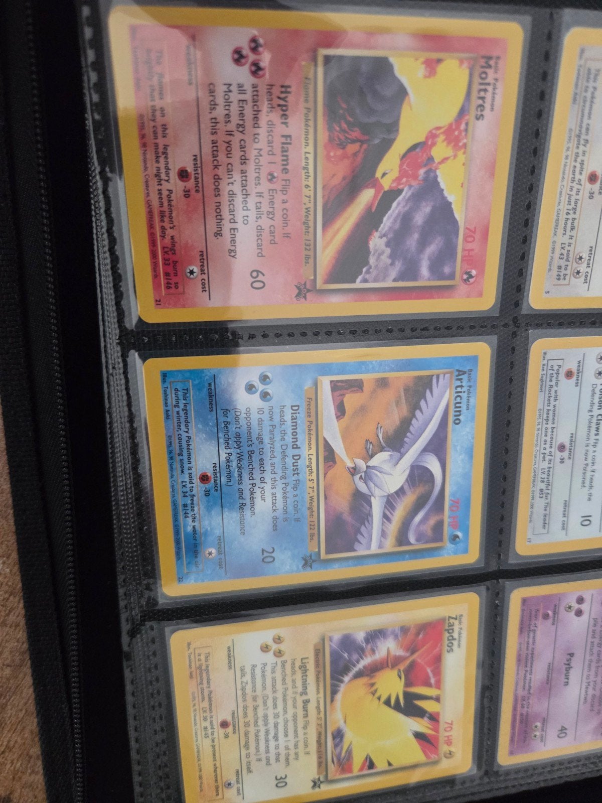 Moltres, Articuno, Zapdos black star promos wotc, Hobby en Vrije tijd, Verzamelkaartspellen | Pokémon, Ophalen of Verzenden, Gebruikt