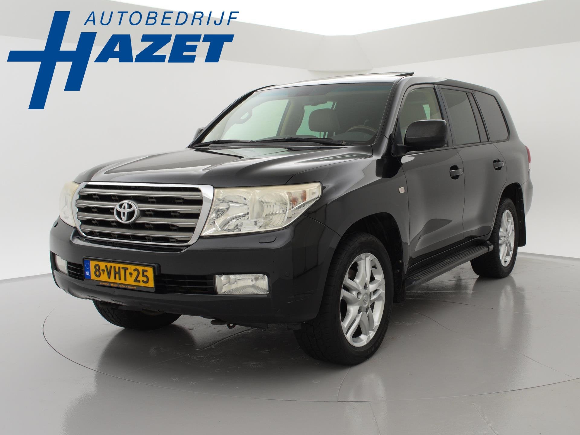 Toyota Land Cruiser V8 4.5 V8 D-4D 285 PK AUT.*MOTOR KAPOT/E, Auto's, Automaat, Gebruikt, 8 cilinders, Zwart