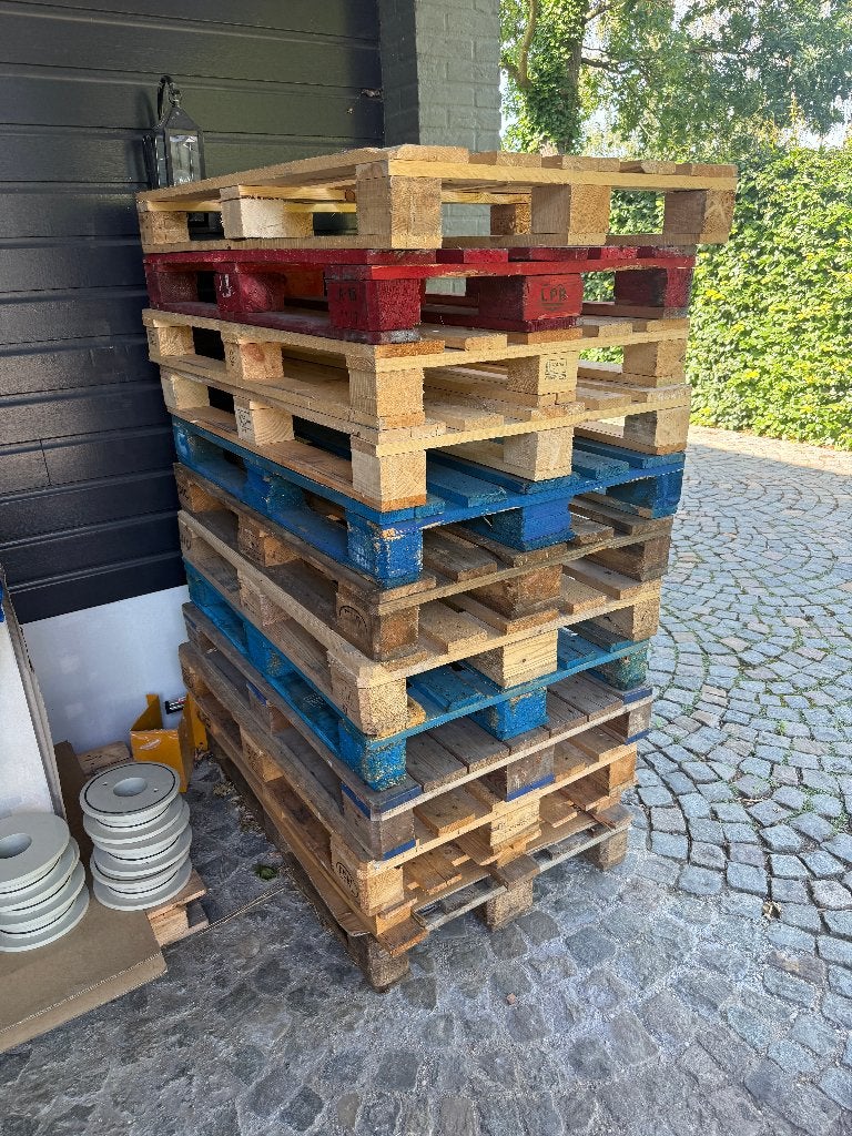 11 pallets, Ophalen, 50 mm of meer, Pallet, Minder dan 200 cm