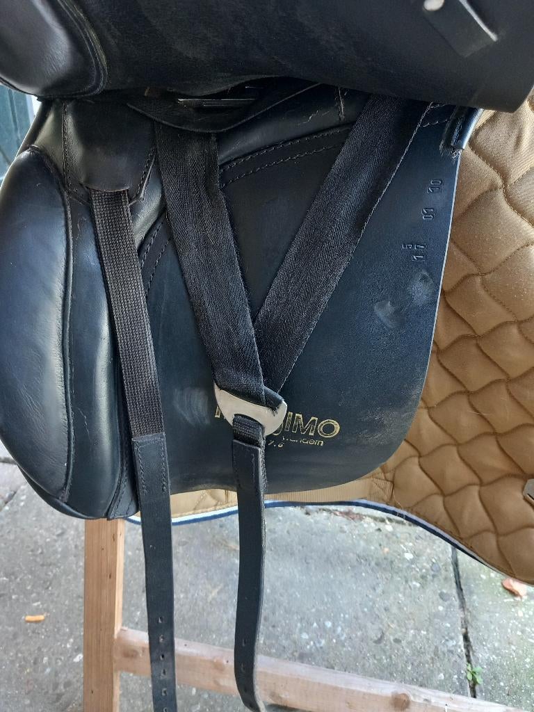 Zadel Massimo Trail 17,5 inch / boommaat 37-38, Dieren en Toebehoren, Paarden en Pony's | Zadels, Gebruikt, Recreatie, Ophalen of Verzenden
