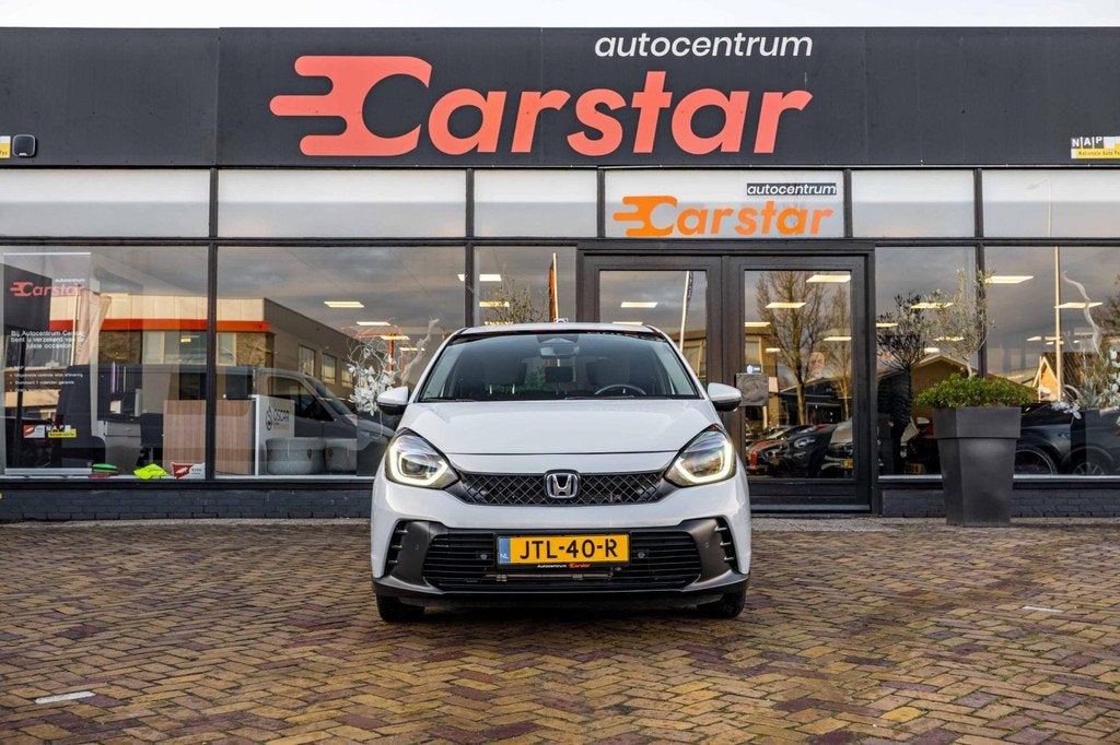 Honda JAZZ 1.5 e:HEV Advance|Car Play|Camera|Clima, Auto's, Honda, Stof, 4 cilinders, Wit, 1202 kg