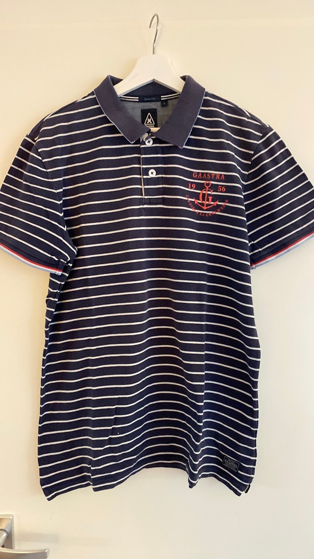 Leuke Gaastra polo, Ophalen of Verzenden, Gedragen, Maat 52/54 (L), Blauw