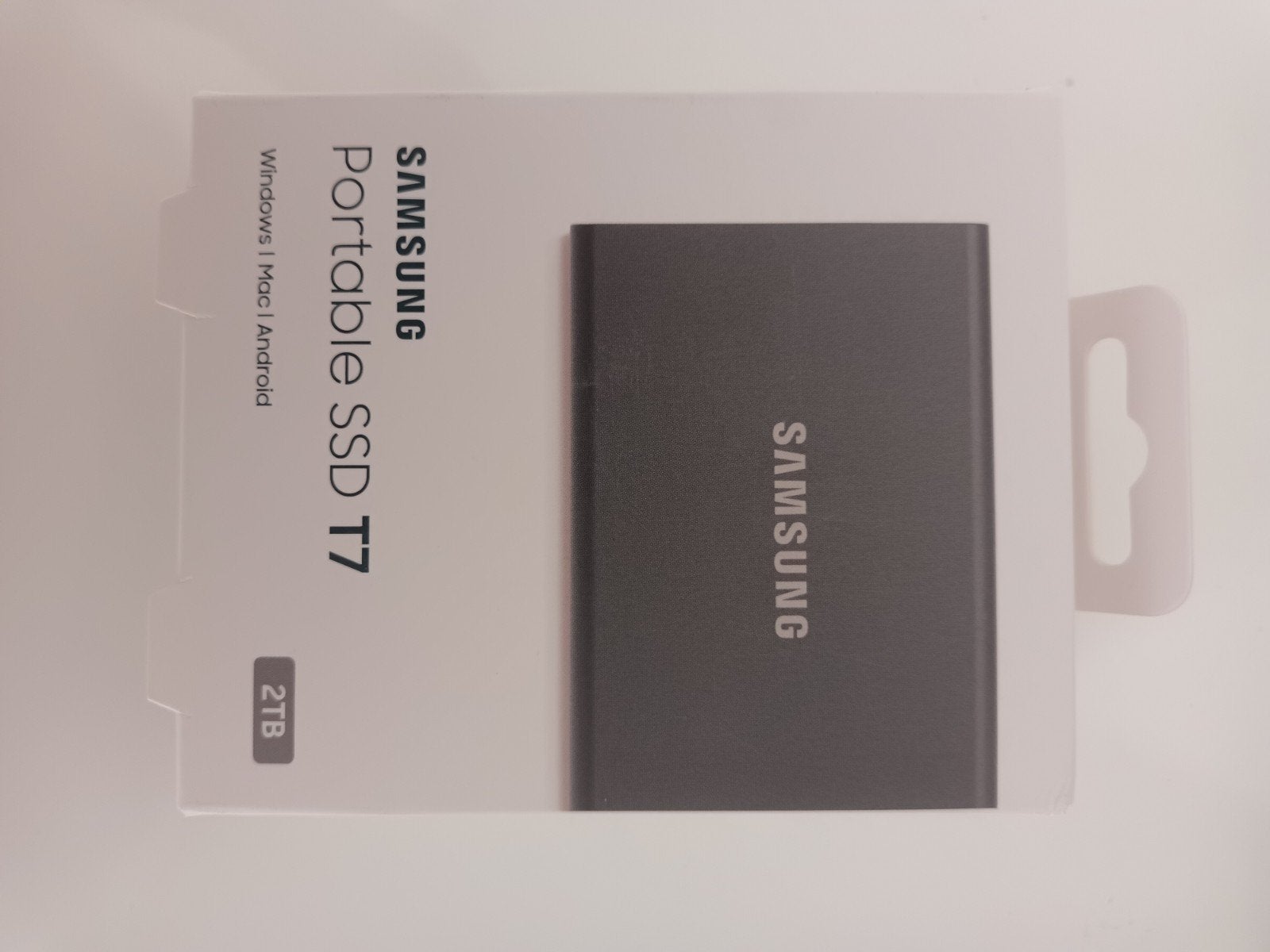 Samsung Portable SSD T7 2TB - Nieuw en Ongeopend, Computers en Software, Harde schijven, Ophalen