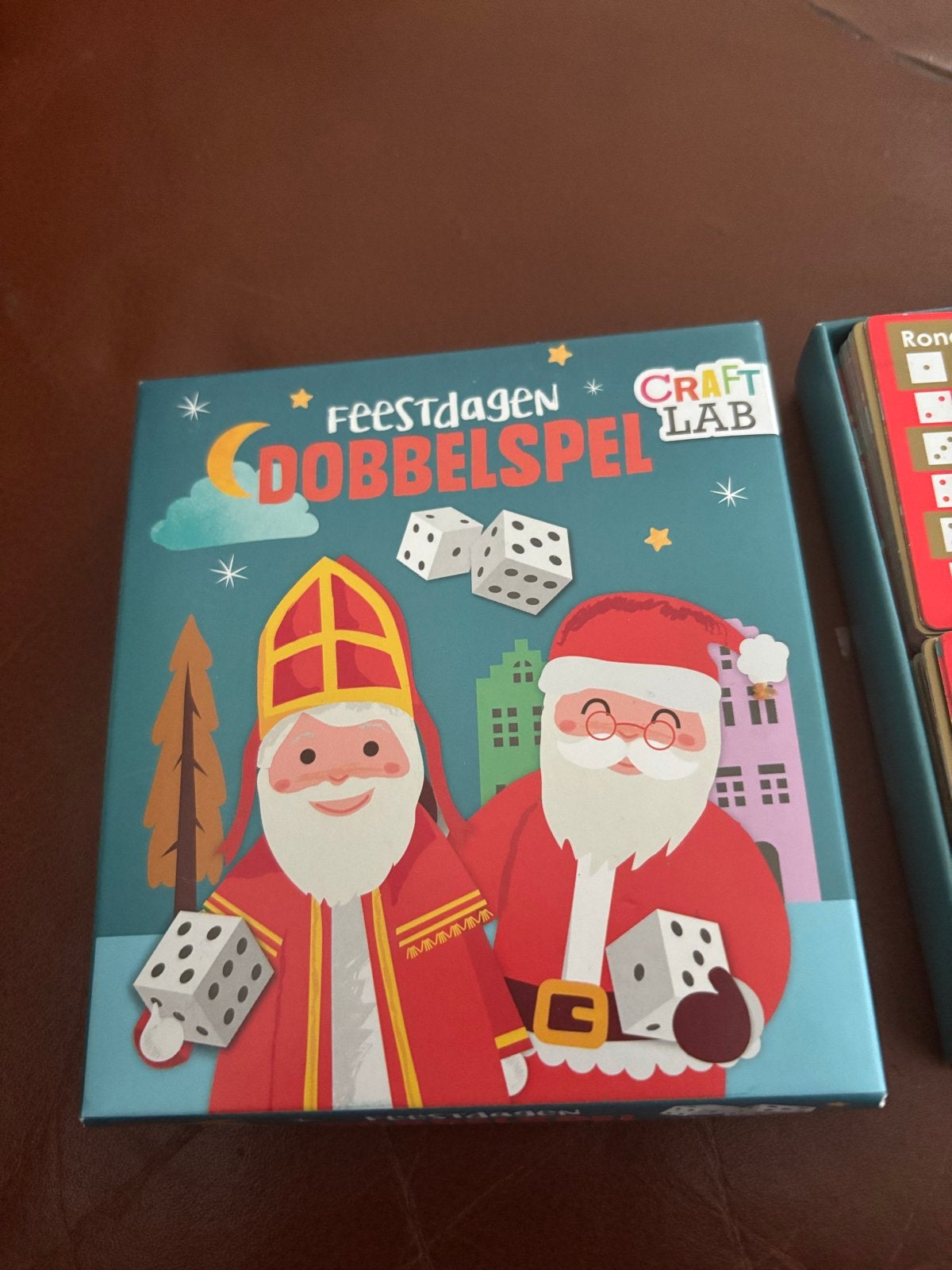 Feestdagen Dobbelspel - Sinterklaas & Kerst dobbelspel, Vijf spelers of meer, Verzenden, Nieuw