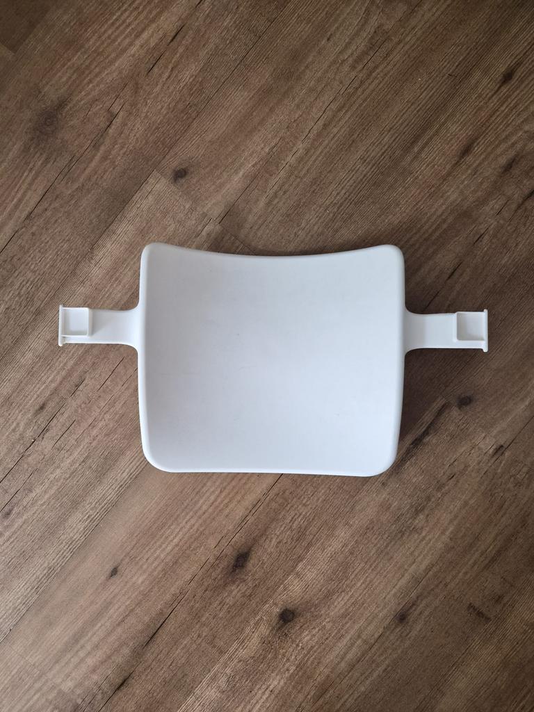 Witte Stokke rugleuning voor kinderstoel, Ophalen of Verzenden, Gebruikt, Overige typen