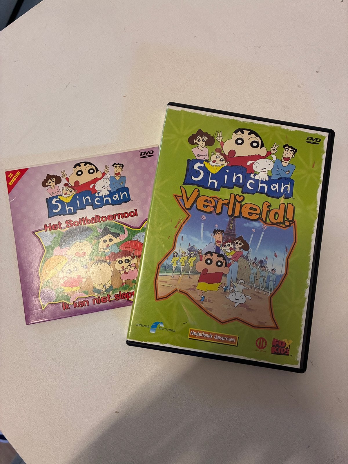 Shinchan Verliefd! DVD en softbal tournooi Gesproken, Gebruikt, Animatie, Alle leeftijden, Film