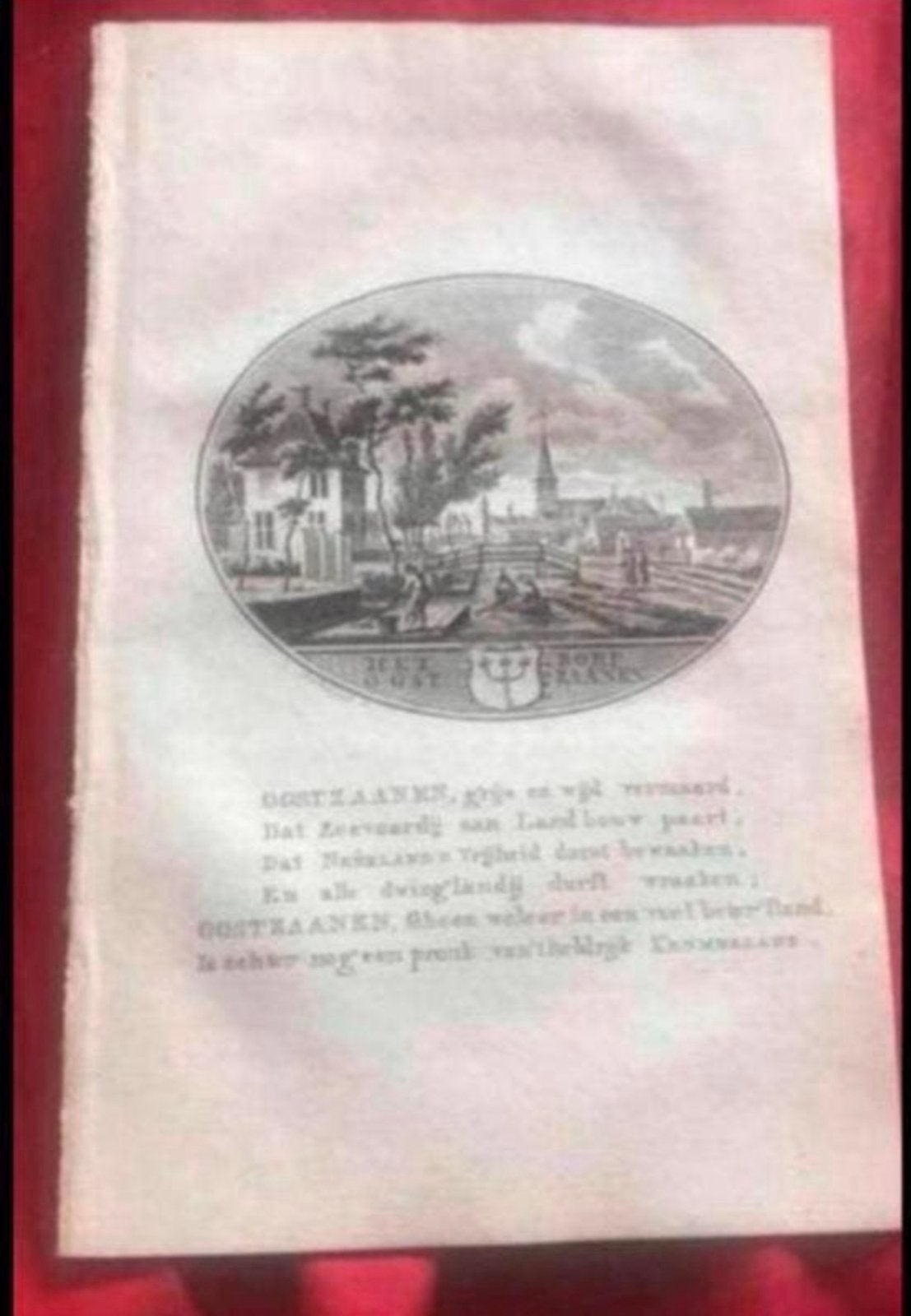 Oude uitgave over het dorp Oostzaanen, Ophalen of Verzenden, 19e eeuw, Gelezen