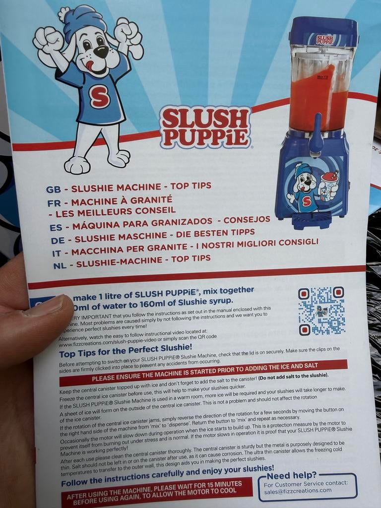 Slush Puppie Slushie Machine - Nieuw in doos, Witgoed en Apparatuur, Ophalen of Verzenden, Nieuw