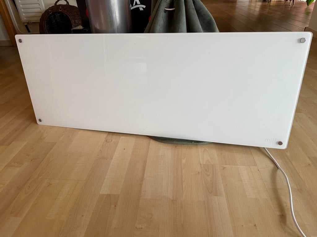 Mill MB1200DN Glazen Paneelverwarming 1200W, Minder dan 30 cm, Radiator, Ophalen of Verzenden, Zo goed als nieuw