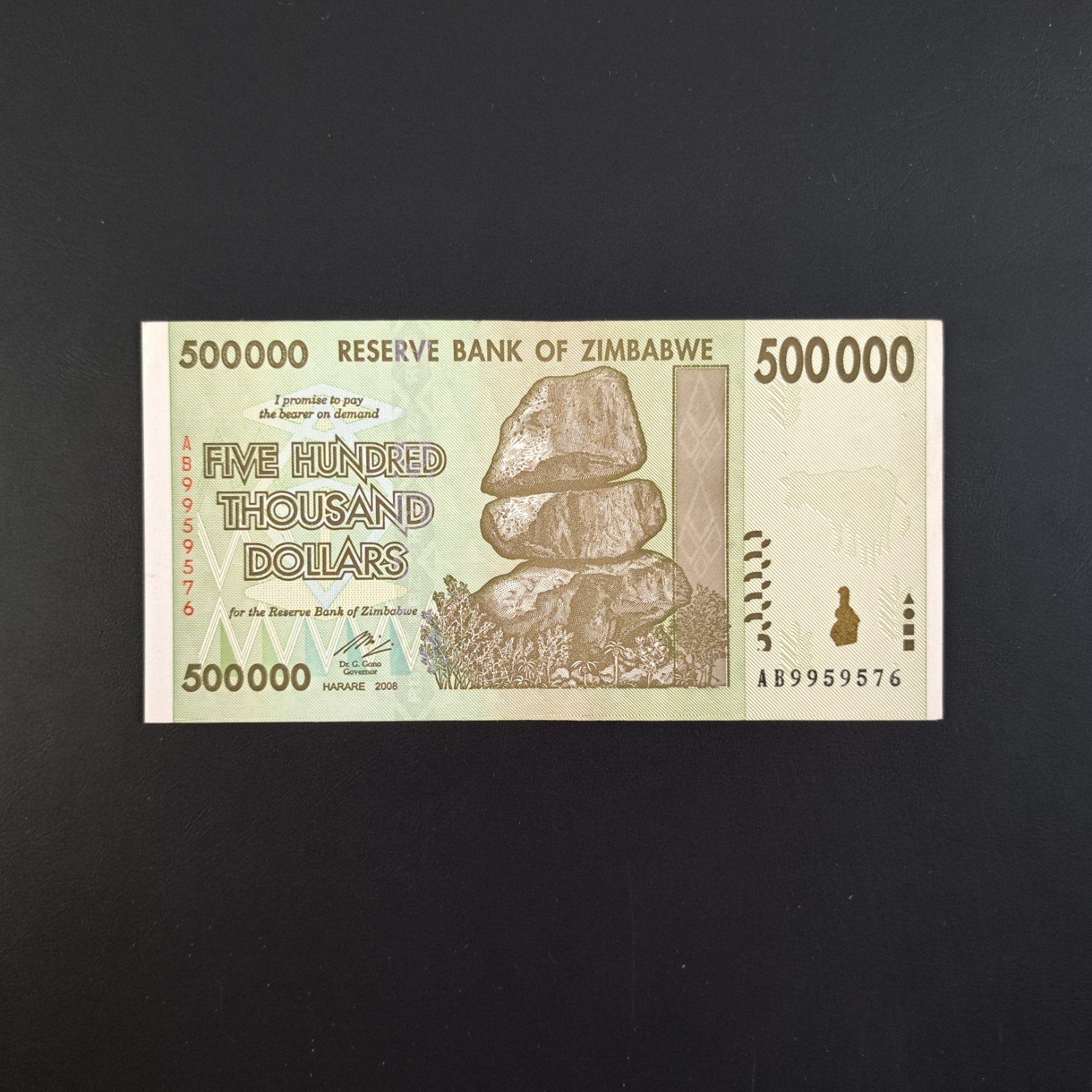500000 dollar Zimbabwe #054, Verzenden, Zimbabwe, Los biljet