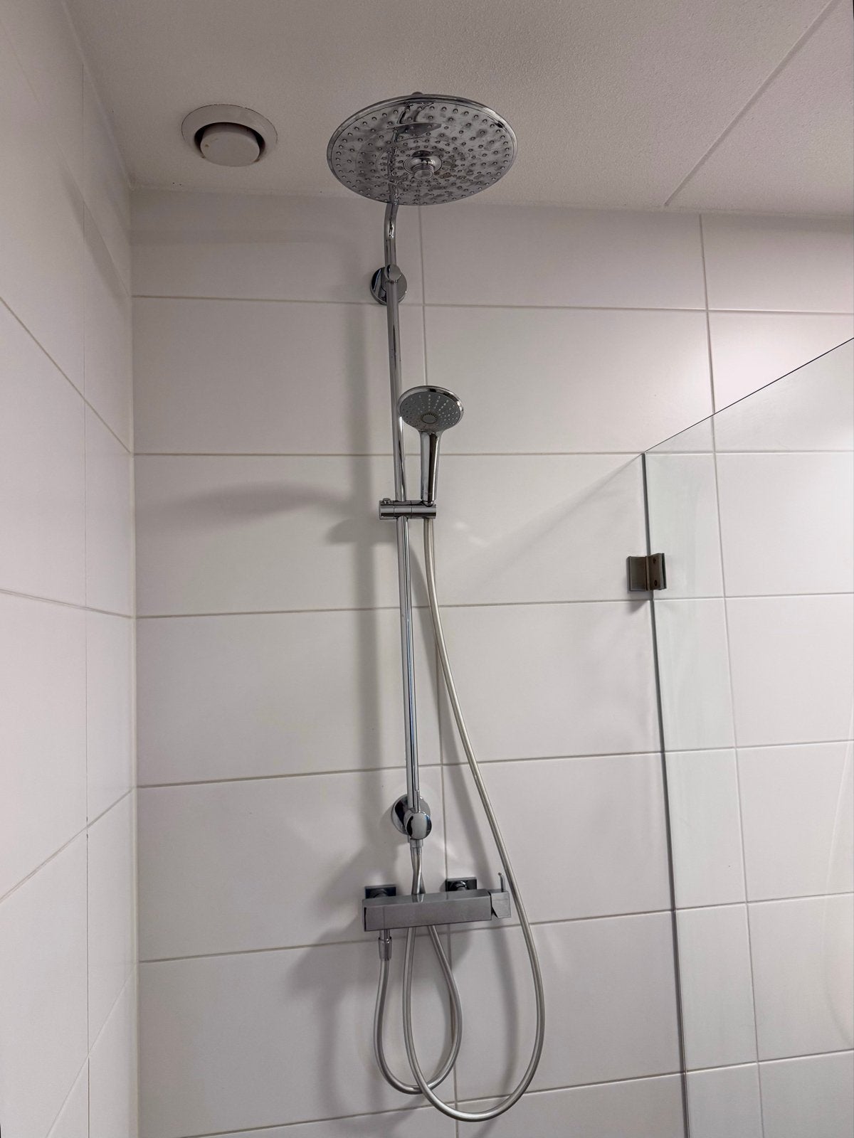 GROHE regendouche / douchesysteem – 25 cm – chroom, Ophalen, Gebruikt, Chroom, Douche