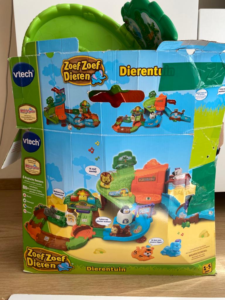 Vtech Zoef Zoef Dieren - Dierentuin (1-5 jaar), Kinderen en Baby's, Speelgoed | Vtech, Ophalen, Zo goed als nieuw, 2 tot 4 jaar
