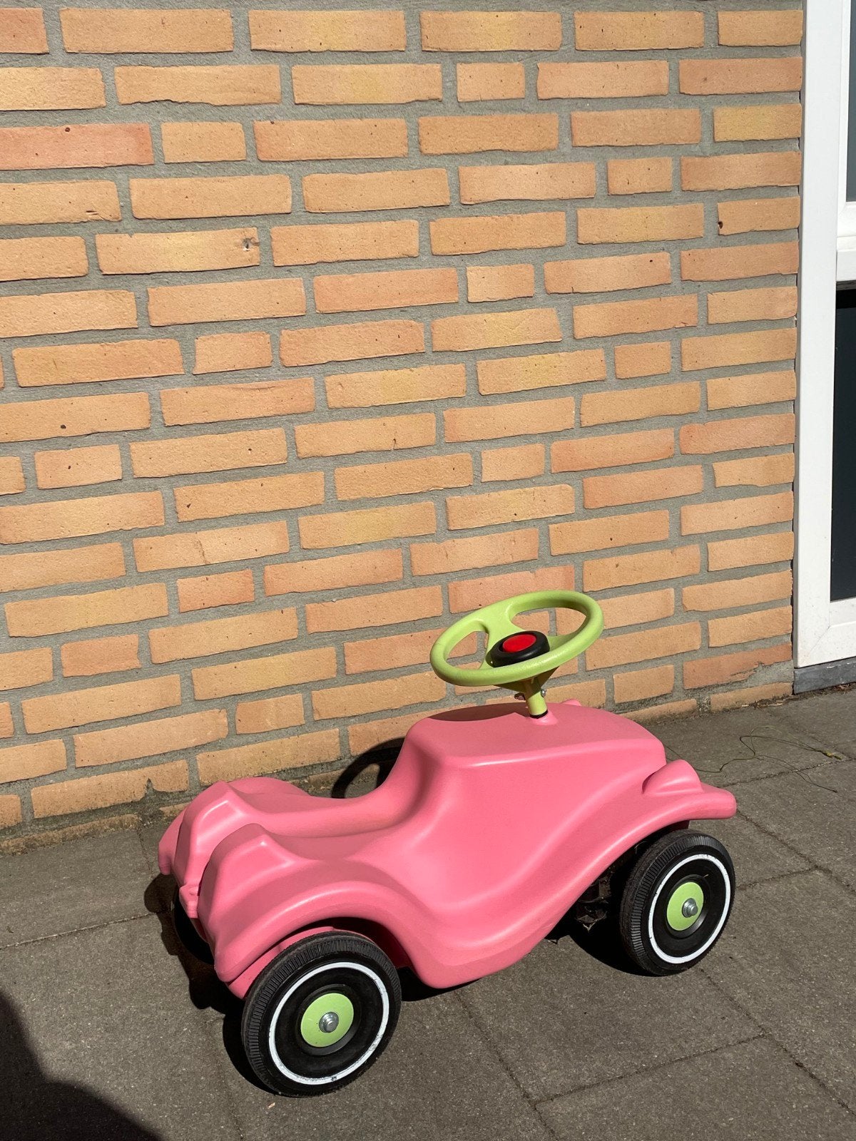 BIG Bobby Car Classic Flower loopauto roze, Ophalen, Gebruikt