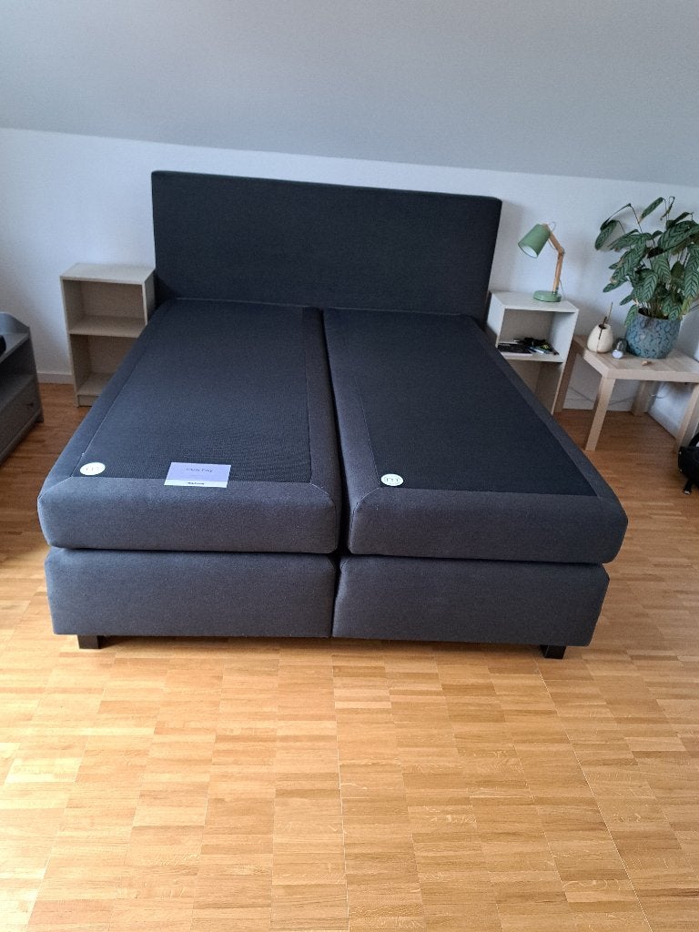 2 persoonsbed 160x200, Ophalen, Zwart, Tweepersoons, Zo goed als nieuw