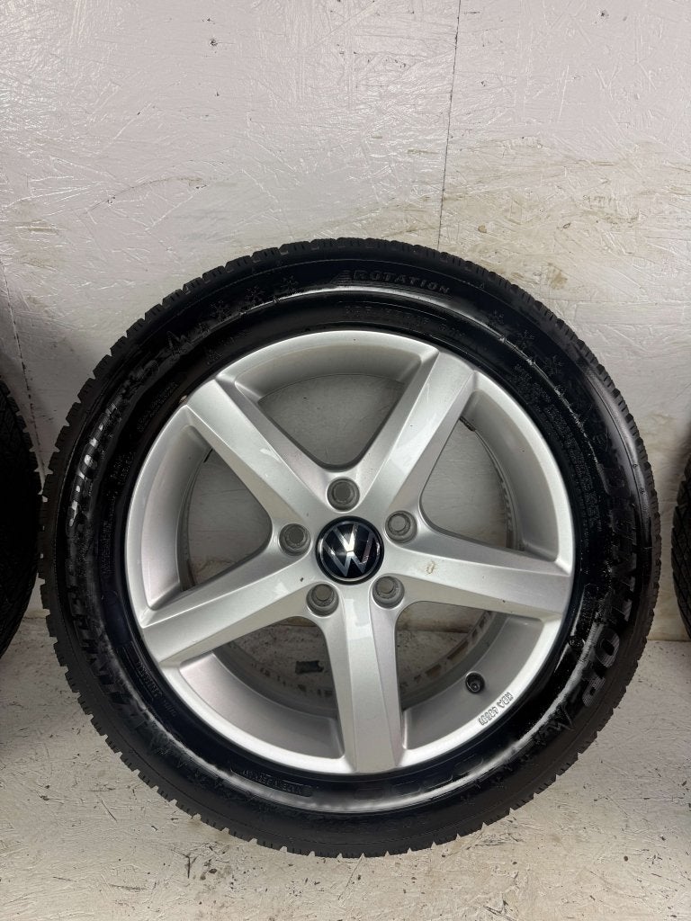 Originele Volkswagen Golf Caddy velgen 16" 5x112 Aspen 7mm!, Niet ingevuld, Gebruikt, 16 inch, Banden en Velgen