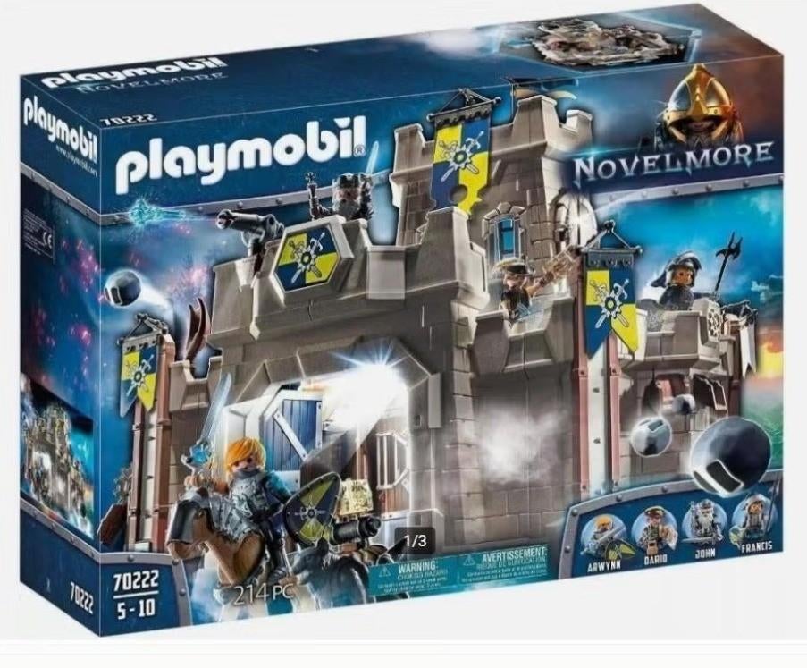 Playmobil Novelmore 70222 - Knights of Novelmore Fortress, Ophalen of Verzenden, Nieuw, Complete set