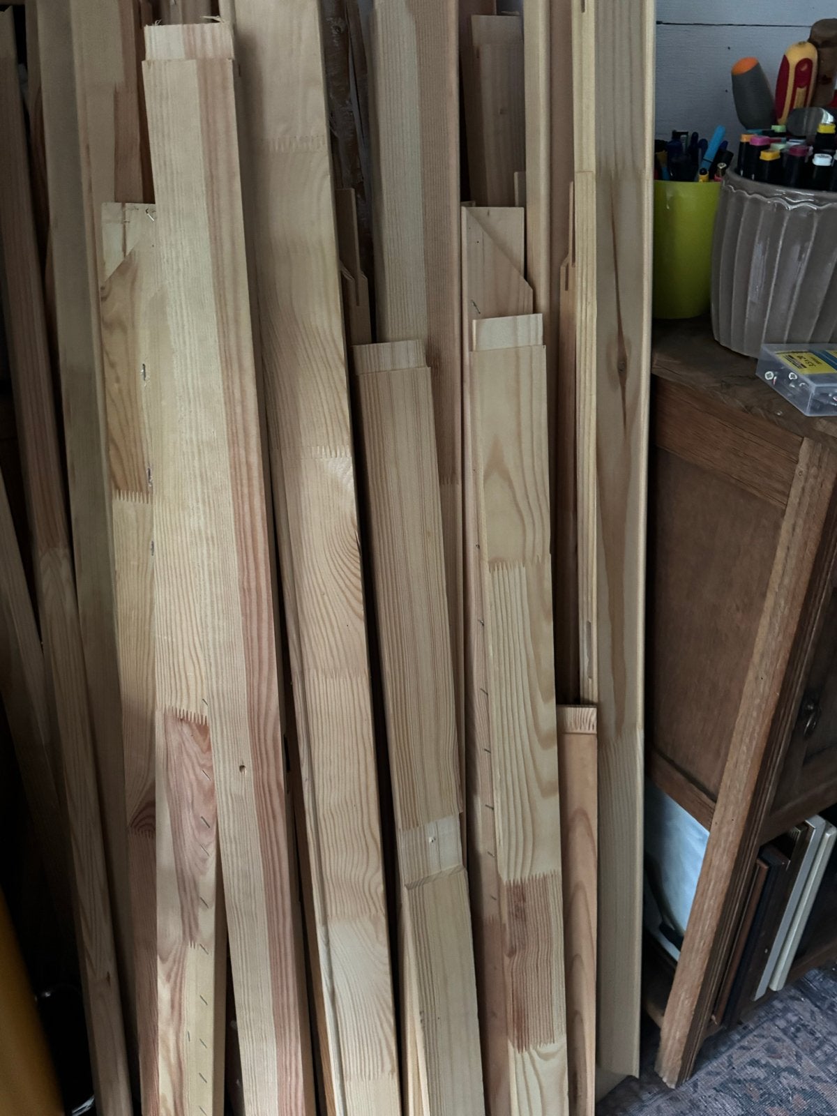 Spielatten 100x120 cm voor schildersdoeken (12+ stuks), Ophalen, Gebruikt, Overige typen