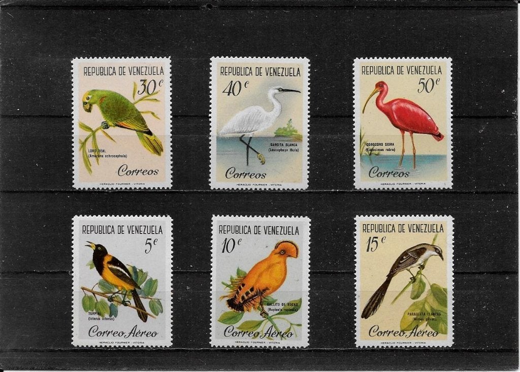 Venezuela vogels (2), Ophalen of Verzenden, Postfris, Zuid-Amerika