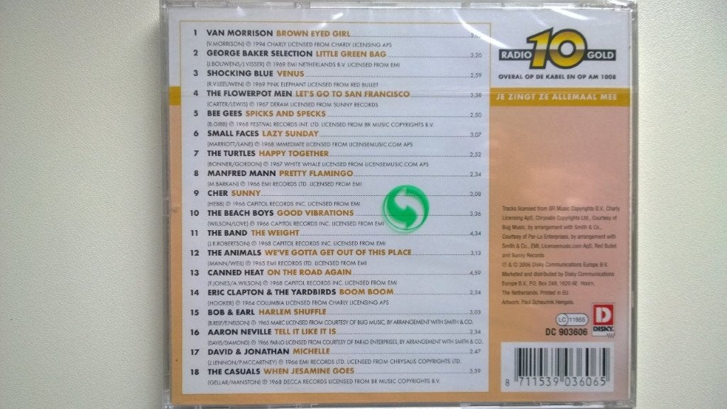 Best Of Radio 10 Gold 60's, Ophalen of Verzenden, Nieuw in verpakking, Pop, Album