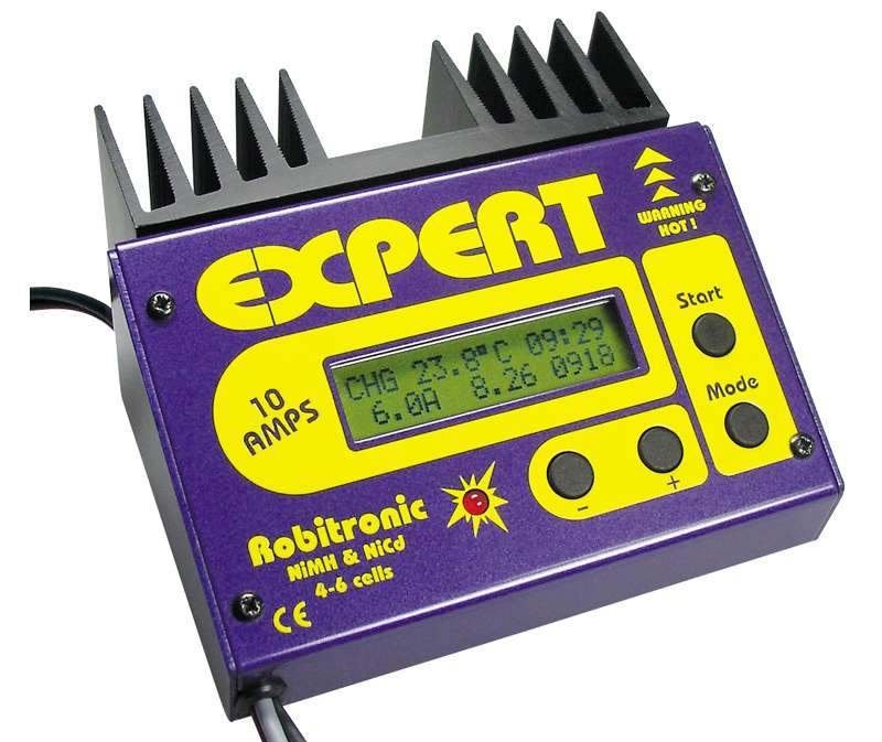 Robitronic Expert Ladegerät 4-8 Zellen, 10 Amp RS106, Ophalen of Verzenden, Nieuw, Overige schalen, Onderdeel