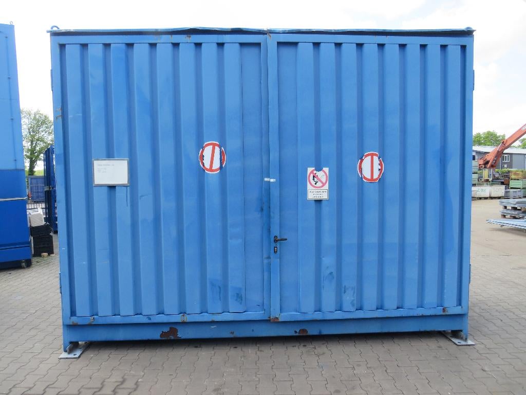 denios chemiecontainer milieucontainer lekbak dubbele deur, Ophalen, Gebruikt, Zandhaarweg, Denios