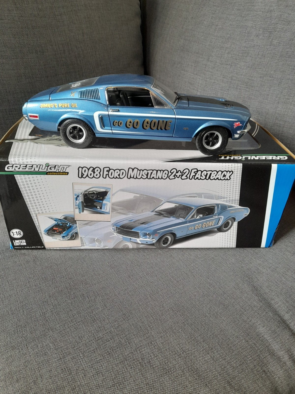 Ford mustang gt 1968  2+2 fastback, Ophalen of Verzenden, Zo goed als nieuw, Auto, Overige merken