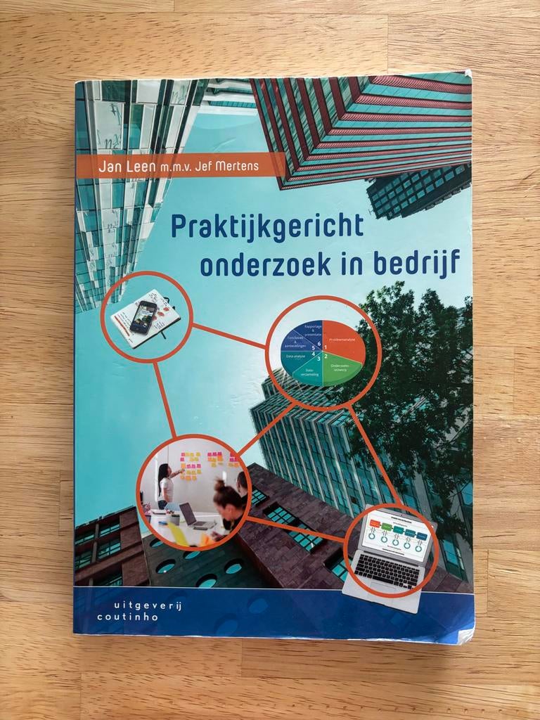 Praktijkgericht onderzoek in bedrijf - Jan Leen, Ophalen of Verzenden, Gamma, Zo goed als nieuw, HBO