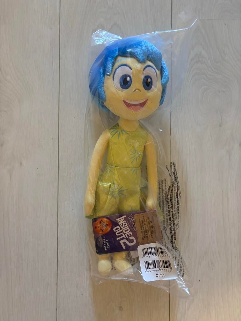 Disney Inside Out 2 Joy Knuffel - Nieuw met label, Ophalen of Verzenden, Nieuw