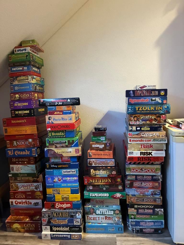 Uitverkoop bordspellen, voor ieder wat wils!, Ophalen of Verzenden, Zo goed als nieuw