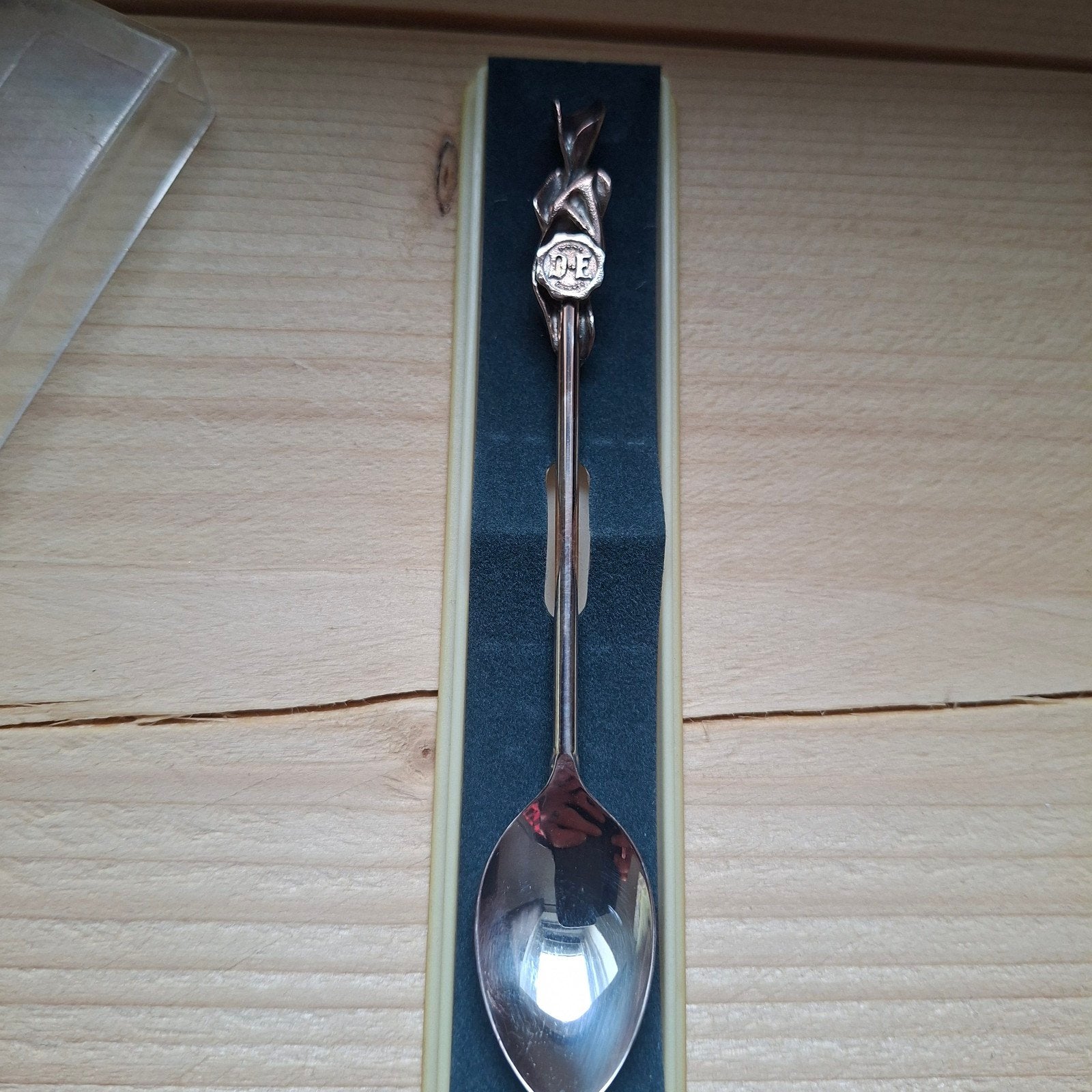 theelepel van D.E, Antiek en Kunst, Ophalen of Verzenden