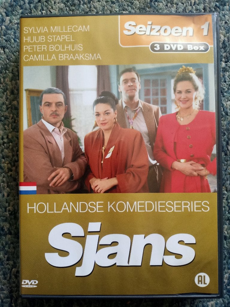 Sjans - Seizoen 1 (3 DVD Box) - Hollandse Komedieserie, Seizoen 1, Alle leeftijden, Zo goed als nieuw, Komedie