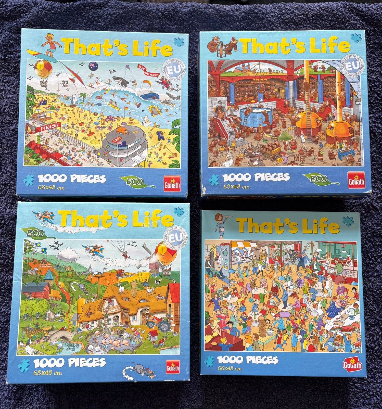 That’s life 1000 stukjes- 2,50 euro, Ophalen, 500 t/m 1500 stukjes, Zo goed als nieuw