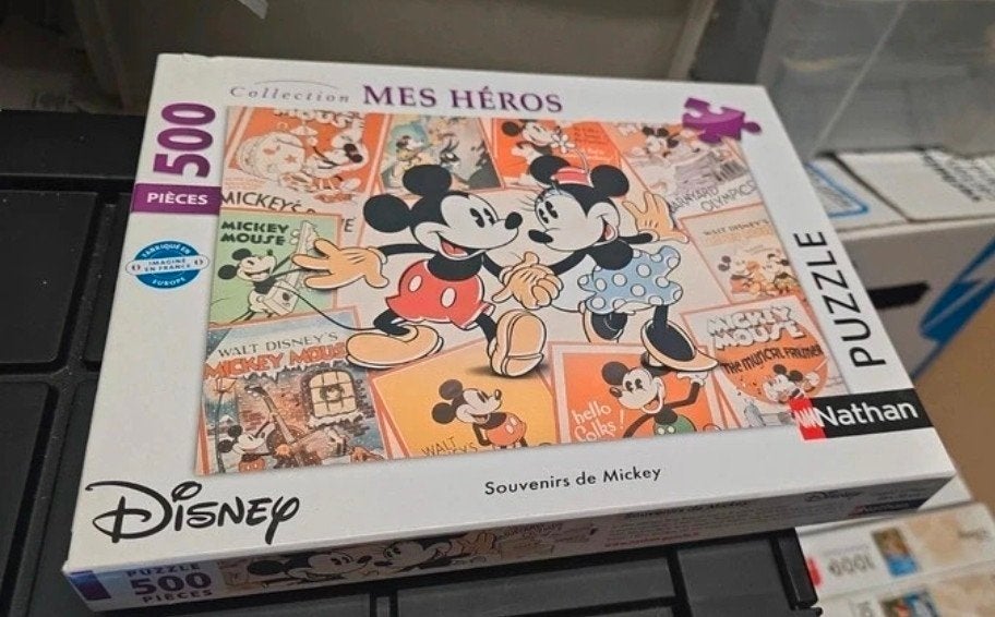 Leuke nieuwe Disney puzzel - Mickey Mouse 500 stukjes, Ophalen of Verzenden, Meer dan 50 stukjes, Nieuw, 6 jaar of ouder