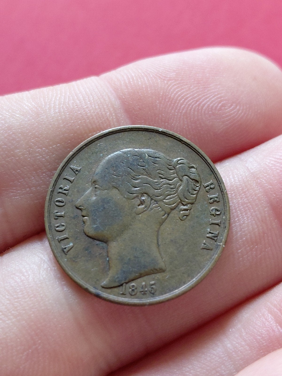 Victoria Regina 1845 Munt - Keep Your Temper, Ophalen of Verzenden