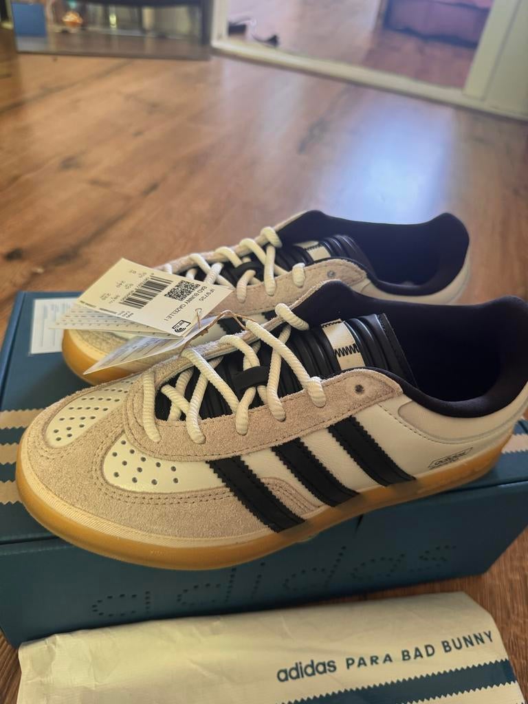 Adidas Gazelle Indoor x Bad Bunny San Juan, Ophalen of Verzenden, Nieuw, Wit, Sneakers of Gympen