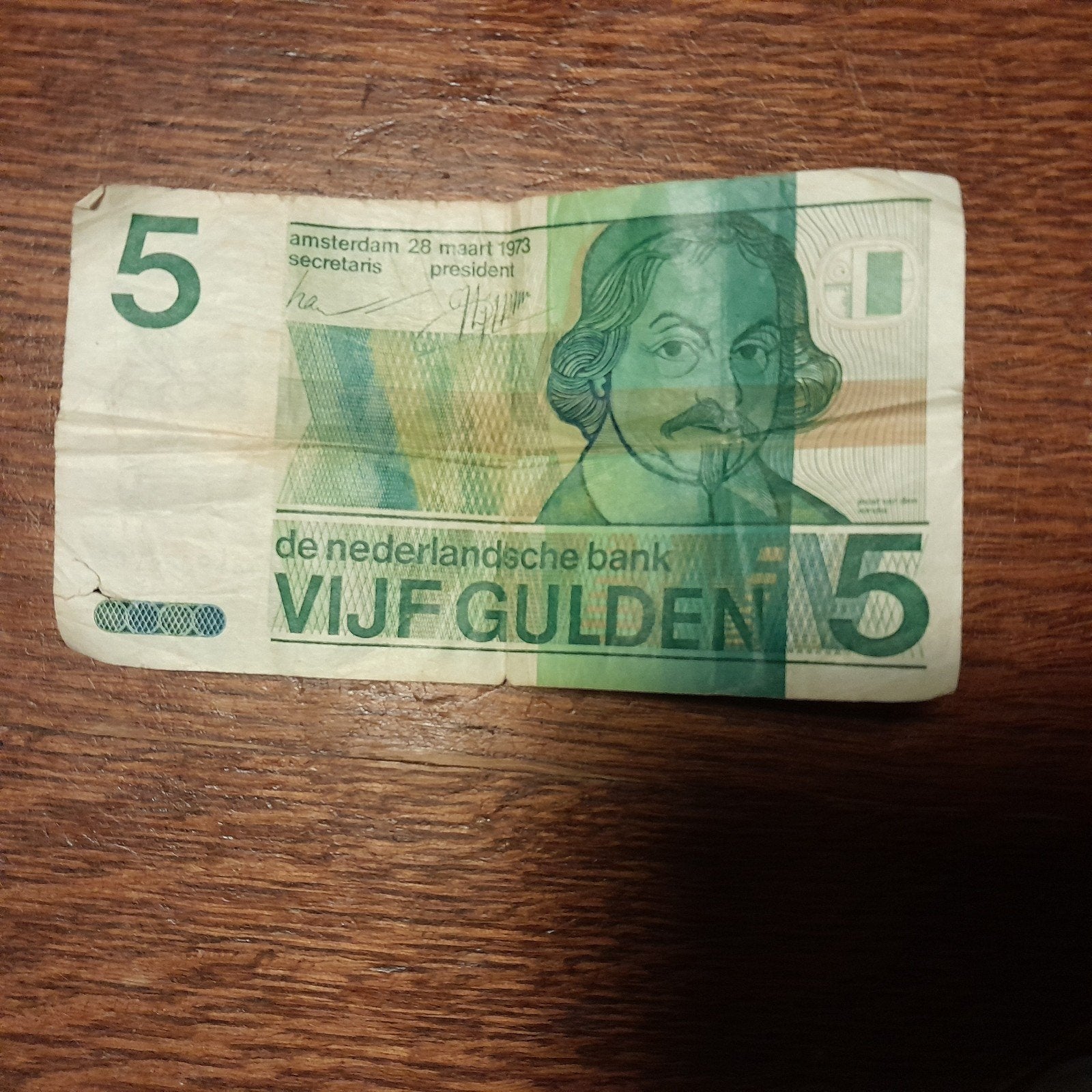 5 gulden Vondel De Snip, Postzegels en Munten, Bankbiljetten | Nederland, Ophalen of Verzenden, 5 gulden