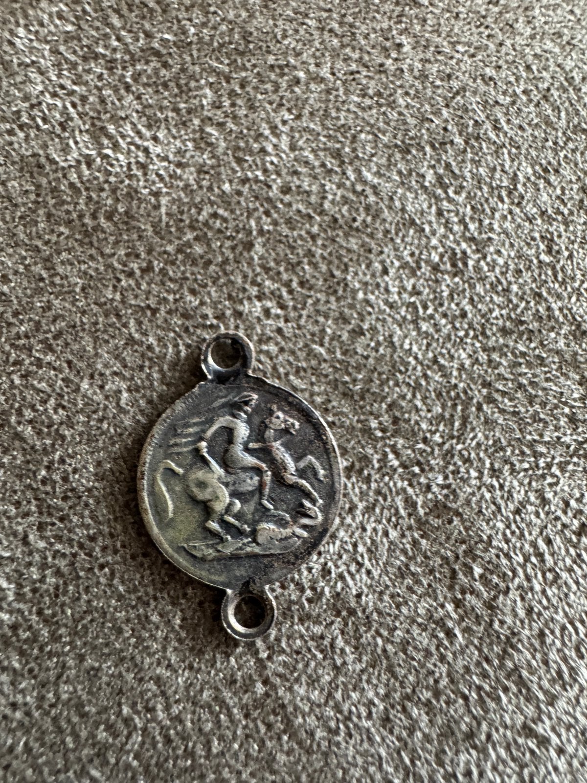 Medaillon, Ophalen of Verzenden, Zilver, Hanger