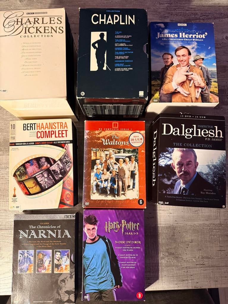 Dvd collecties compleet, Alle leeftijden, Verzenden, Zo goed als nieuw