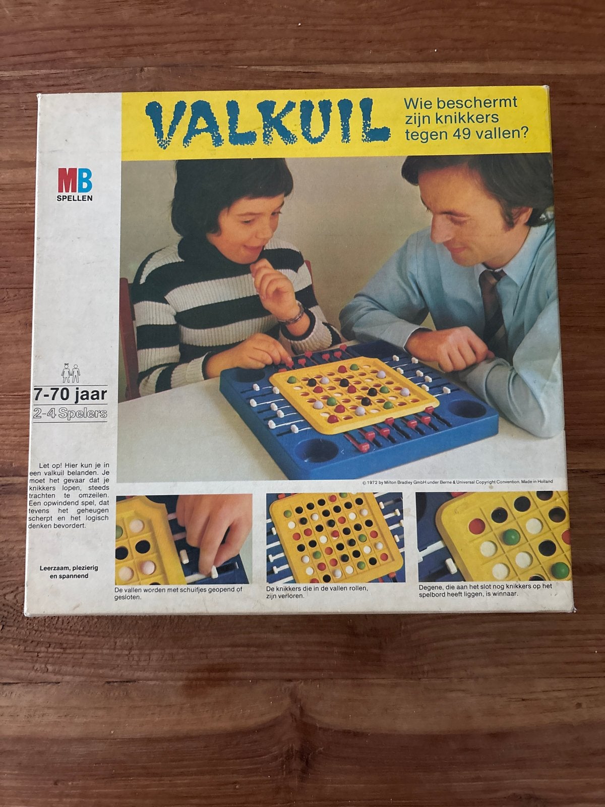 Valkuil Bordspel MB Spellen - Klassiek Gezinsspel, Drie of vier spelers, Ophalen of Verzenden, Gebruikt