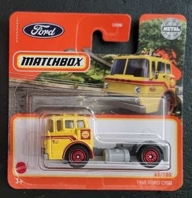 Matchbox 1965 ford c900 truck Shell geel, Ophalen of Verzenden, Nieuw, Bus of Vrachtwagen