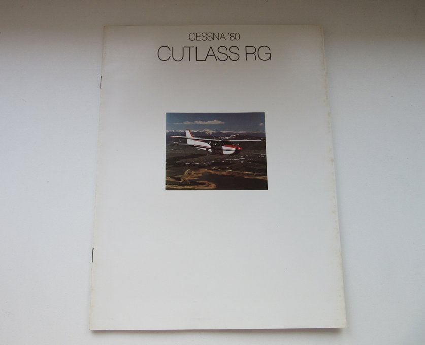Cessna '80 brochure Cutlass RG, Verzenden, Zo goed als nieuw, Overige typen