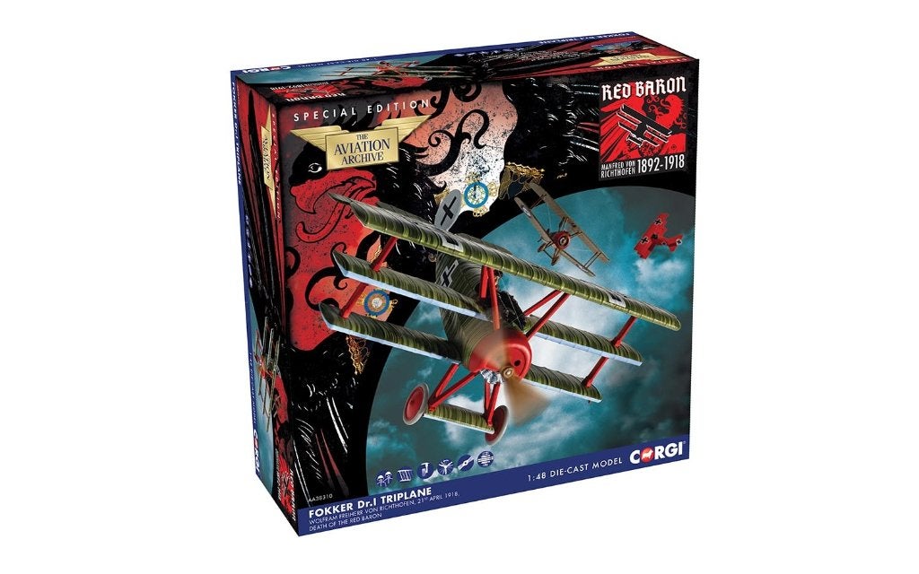 Fokker DR.1 Dreidecker Richthofen Jasta 11 Corgi AA38310, Verzenden, Nieuw, Hornby Italia SRL Viale die Caduti del Lavoro customerservices.it@hornby.com