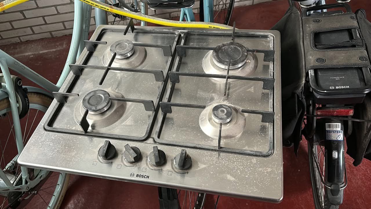 Prima Bosch inbouw gasfornuis, Ophalen, Gebruikt, Minder dan 85 cm, 4 kookzones