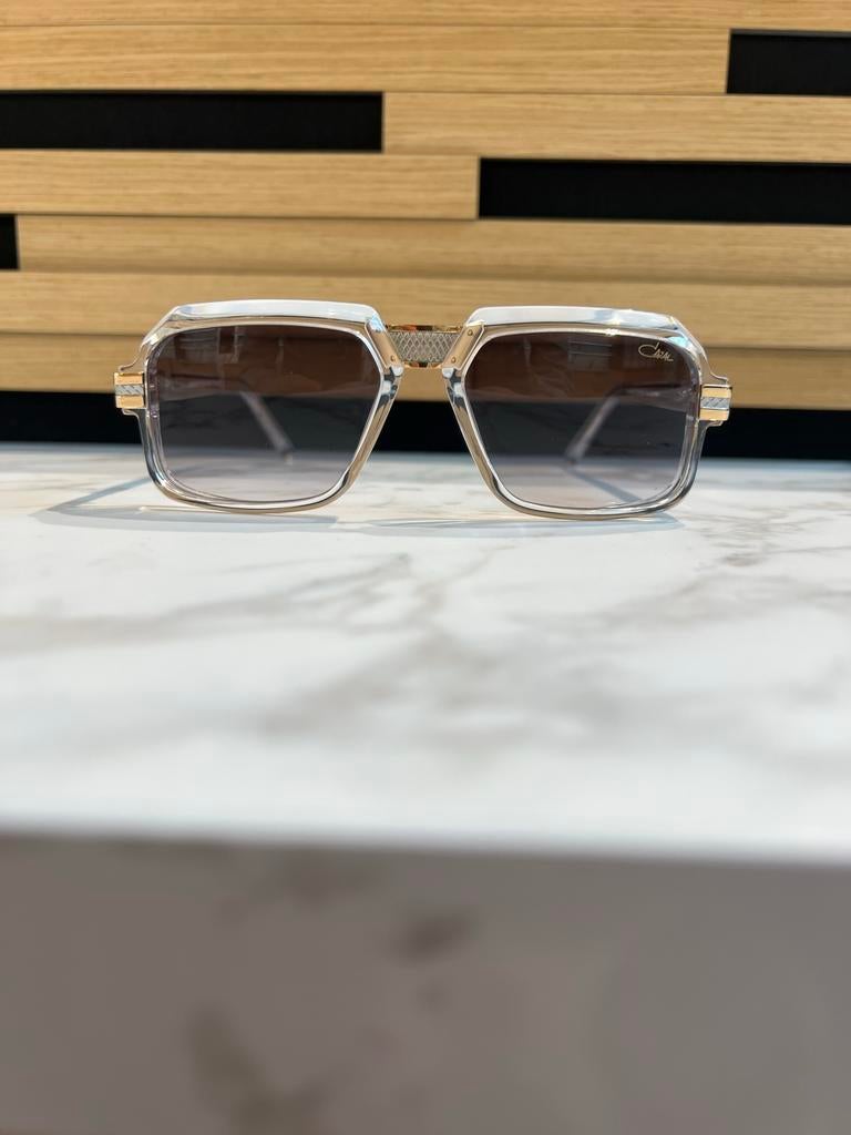 Cazal Zonnebril Gold Plated - Vintage Stijl, Overige merken, Gebruikt, Zonnebril, Overige kleuren