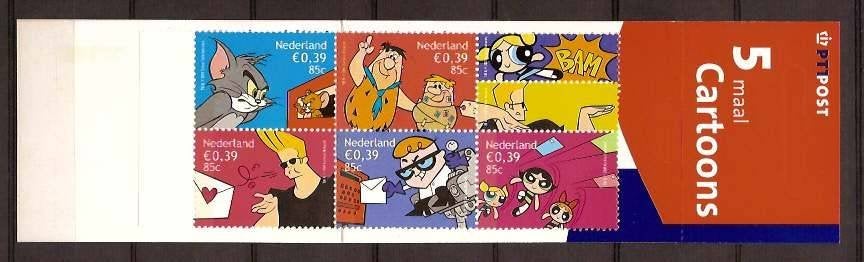 Nederland Postzegelboekje 72 postfris Cartoons, Postzegels en Munten, Ophalen of Verzenden, Na 1940, Postfris