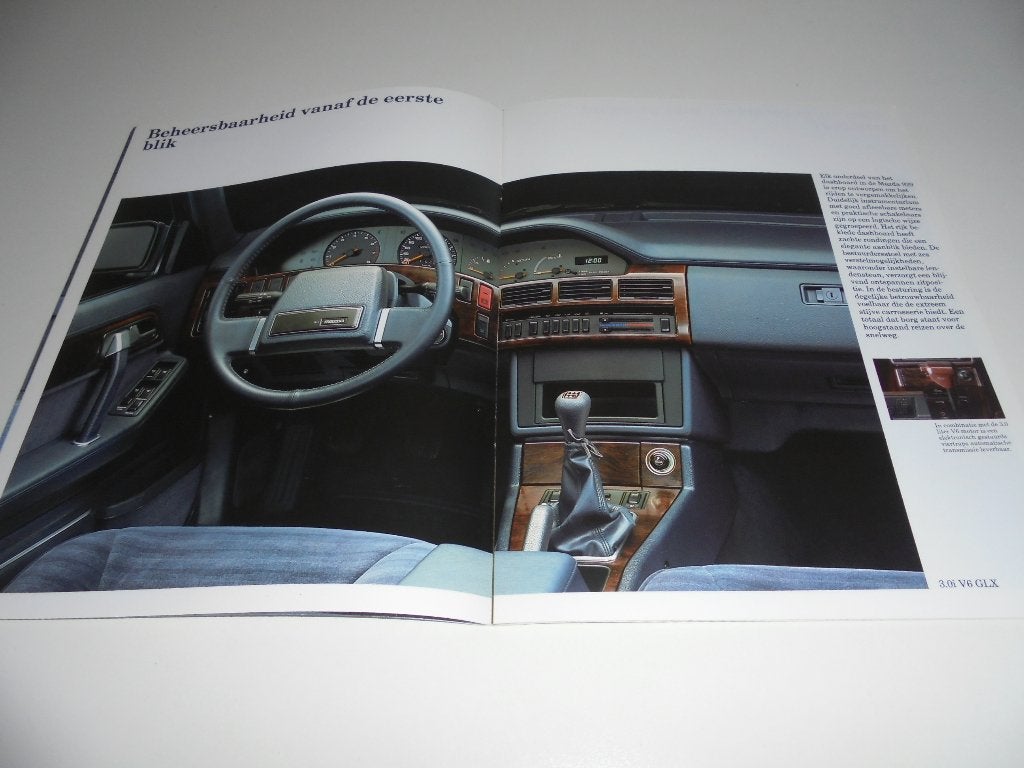 brochure Mazda 929  1989, Ophalen of Verzenden, Zo goed als nieuw, Mazda