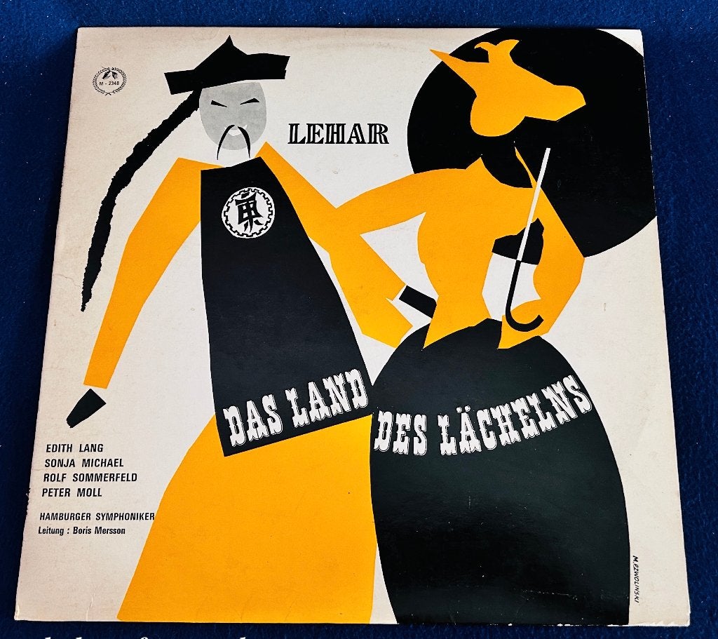 LP Das Land des Lächelns Operette Vinyl Elpee Langspeelplaat, Cd's en Dvd's, Vinyl | Klassiek, Ophalen, LP, Gebruikt, Overige componisten