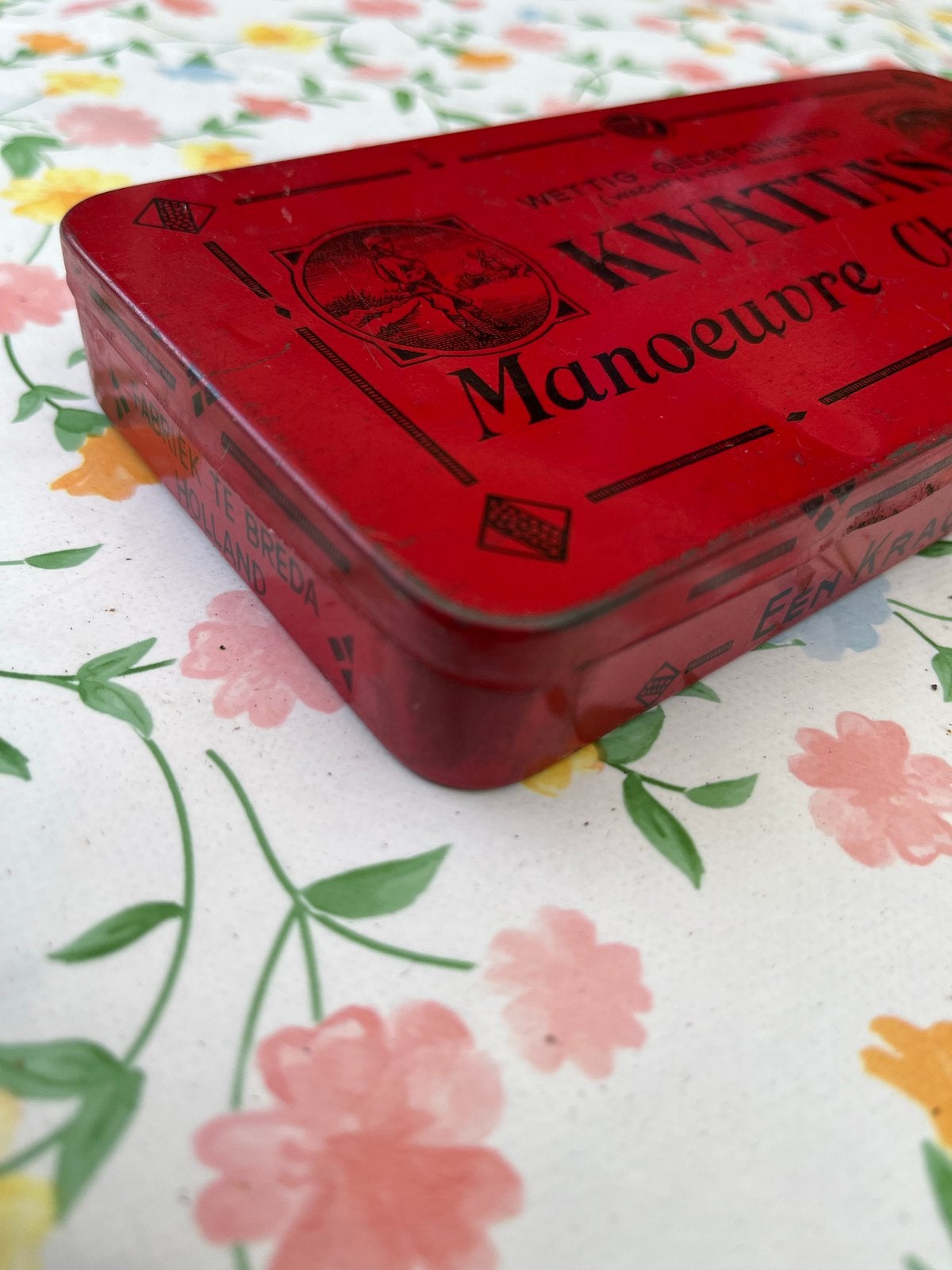 Vintage Kwatta's Manoeuvre Chocolade Blik, Ophalen