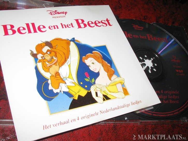 Belle en het Beest - Verhaal en 4 Liedjes - Disney -, Ophalen of Verzenden, Zo goed als nieuw