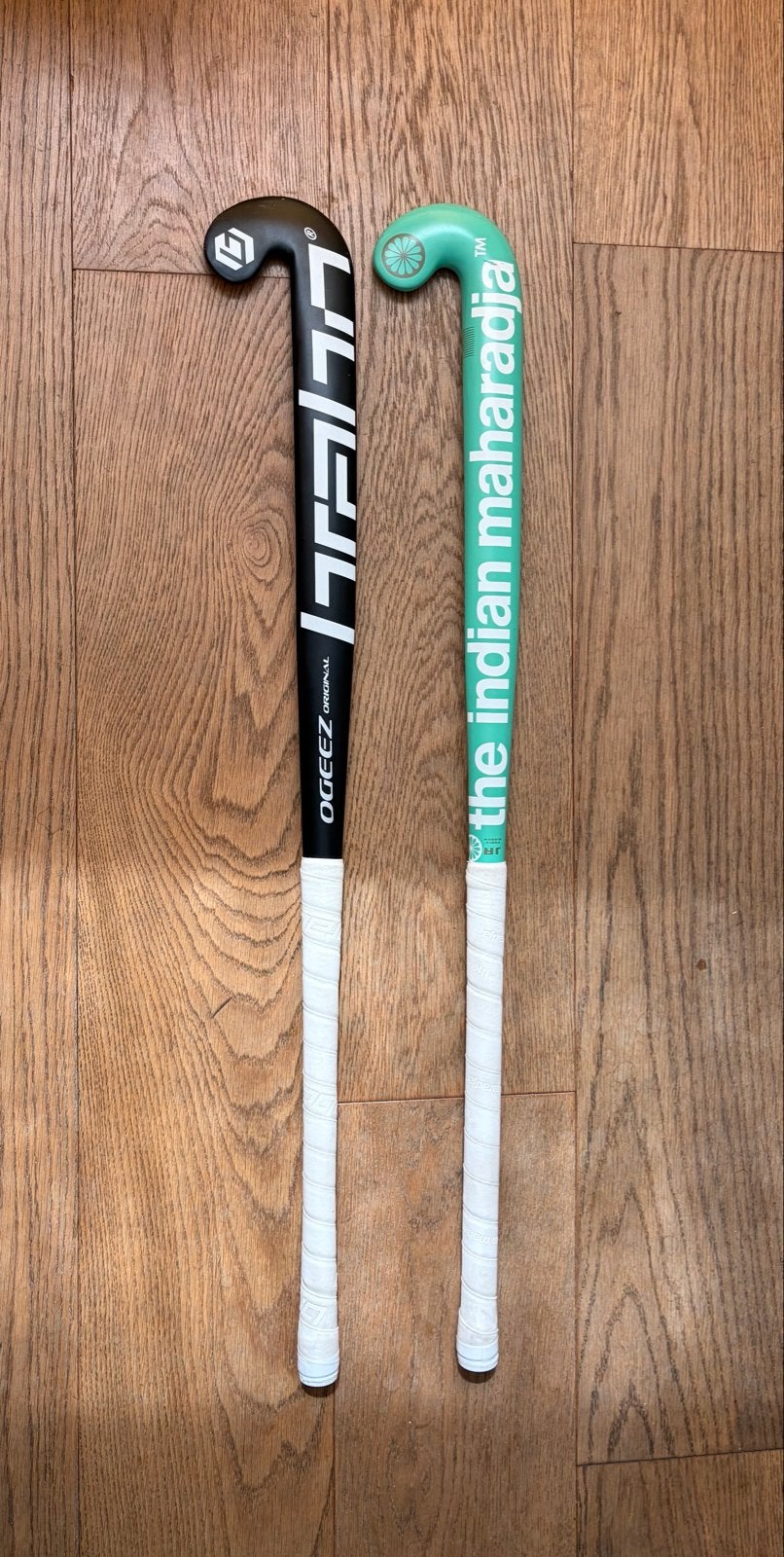 2 Hockeysticks 35” met tas, bal, en handschoen, Sport en Fitness, Hockey, Ophalen, Zo goed als nieuw, Stick